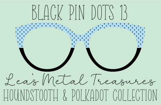 Black Pin dots 13 • Magnetic Eyeglasses Toppers