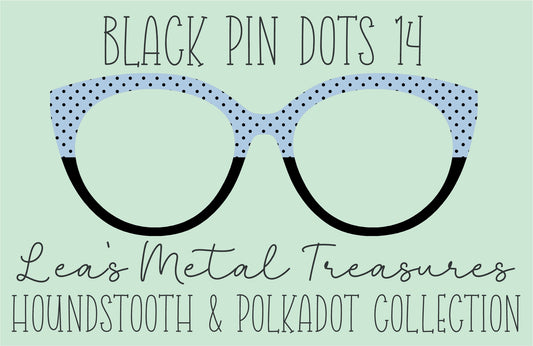 Black Pin dots 14 • Magnetic Eyeglasses Toppers