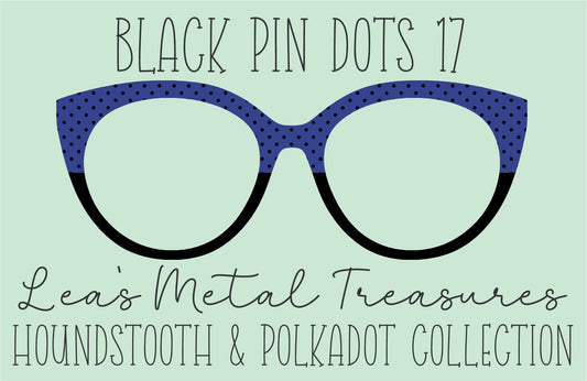 Black Pin dots 17 • Magnetic Eyeglasses Toppers