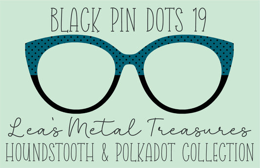 Black Pin dots 19 • Magnetic Eyeglasses Toppers