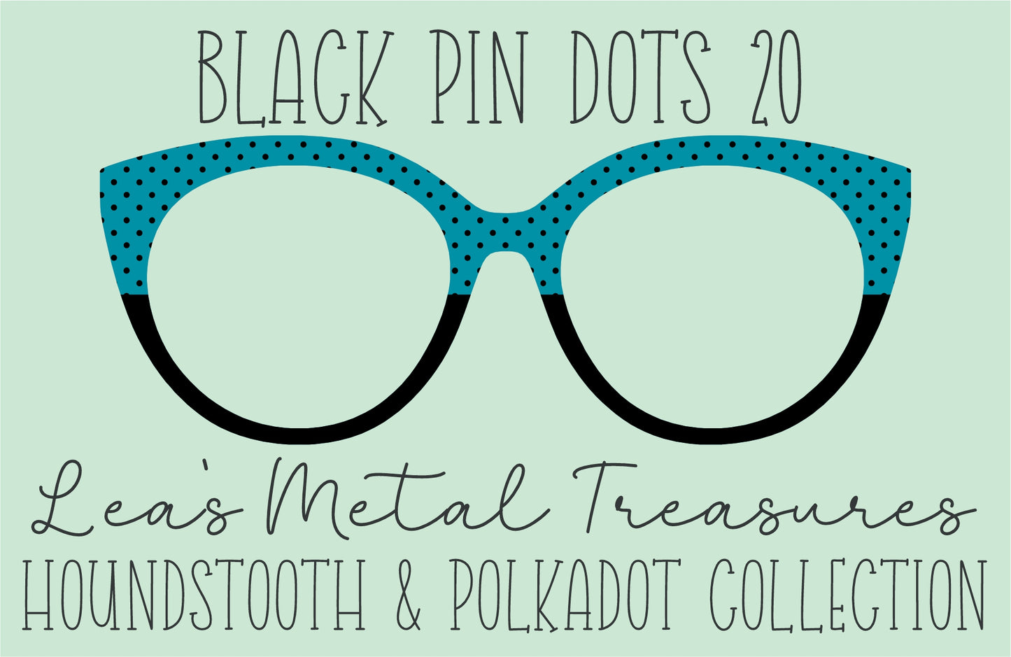 Black Pin dots 20 • Magnetic Eyeglasses Toppers