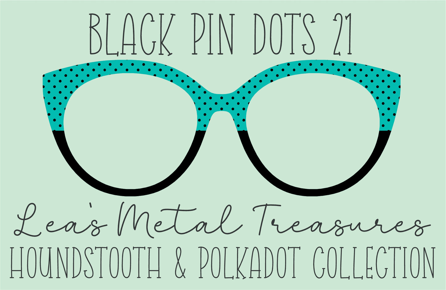 Black Pin dots 21 • Magnetic Eyeglasses Toppers