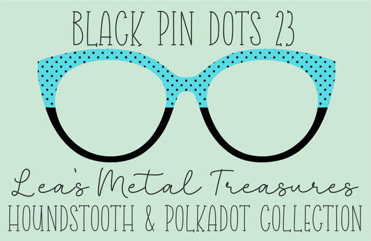 Black Pin dots 23 • Magnetic Eyeglasses Toppers