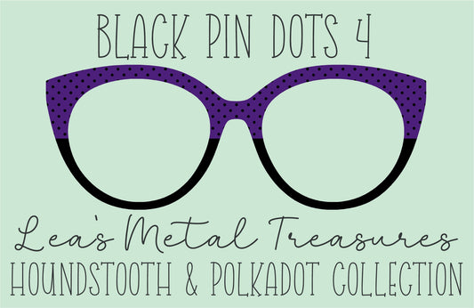 Black Pin dots 4 • Magnetic Eyeglasses Toppers