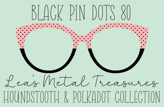 Black Pin dots 80 • Magnetic Eyeglasses Toppers