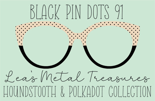 Black Pin dots 91 • Magnetic Eyeglasses Toppers