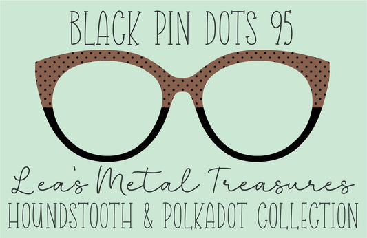Black Pin dots 95 • Magnetic Eyeglasses Toppers