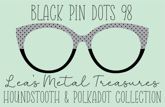 Black Pin dots 98 • Magnetic Eyeglasses Toppers