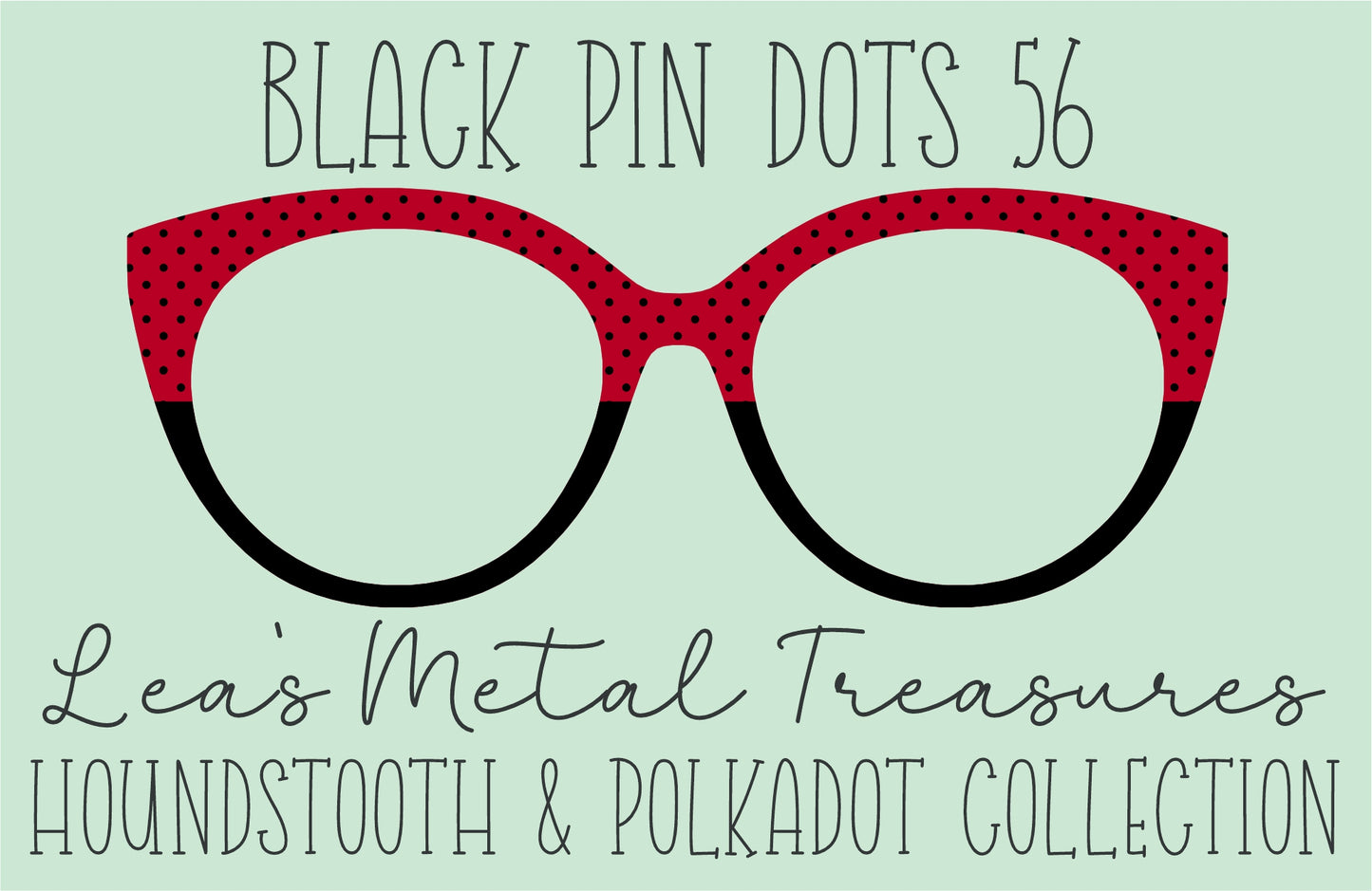 Black Pin dots 56 • Magnetic Eyeglasses Toppers