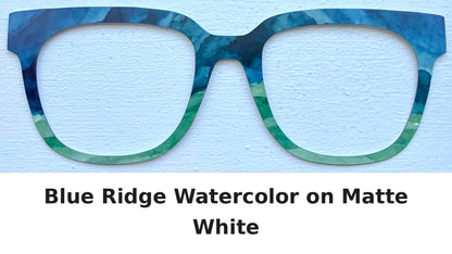 BLUE RIDGE WATERCOLOR Eyewear Frame Toppers SEPTEMBER 2026 TOPPER OF THE MONTH