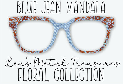 BLUE JEAN MANDALA Eyewear Frame Toppers SEPTEMBER 2026 TOPPER OF THE MONTH
