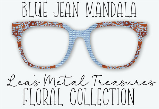 BLUE JEAN MANDALA Eyewear Frame Toppers SEPTEMBER 2026 TOPPER OF THE MONTH