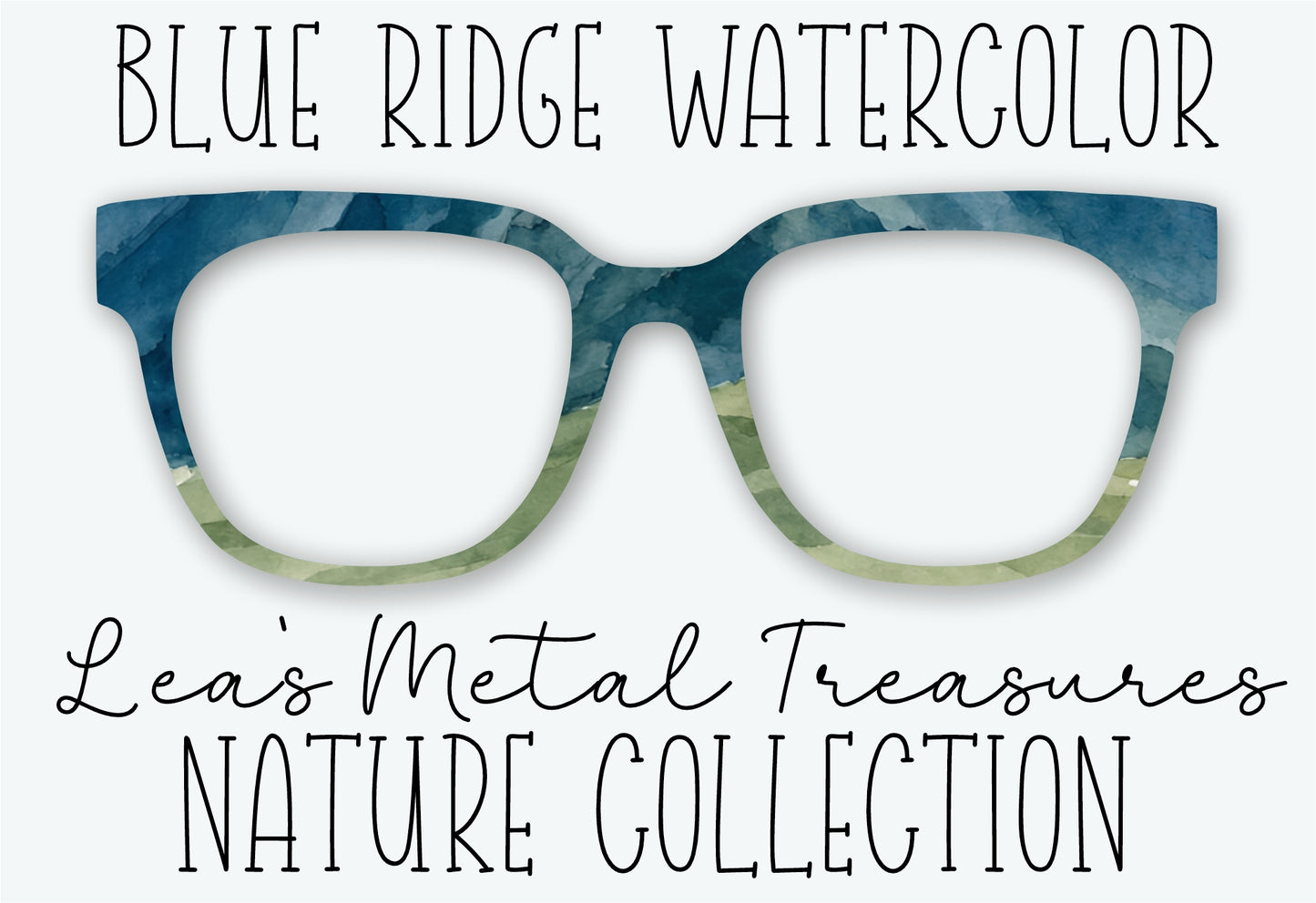 BLUE RIDGE WATERCOLOR Eyewear Frame Toppers SEPTEMBER 2026 TOPPER OF THE MONTH