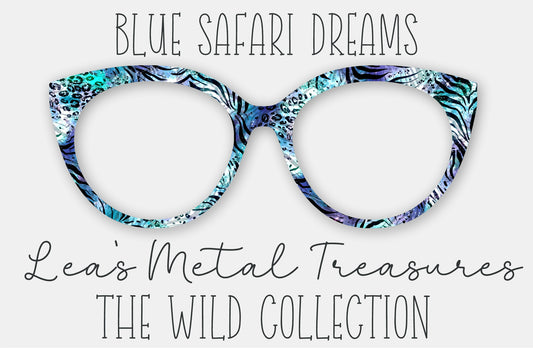 Blue Safari Dreams • Magnetic Eyeglasses Toppers