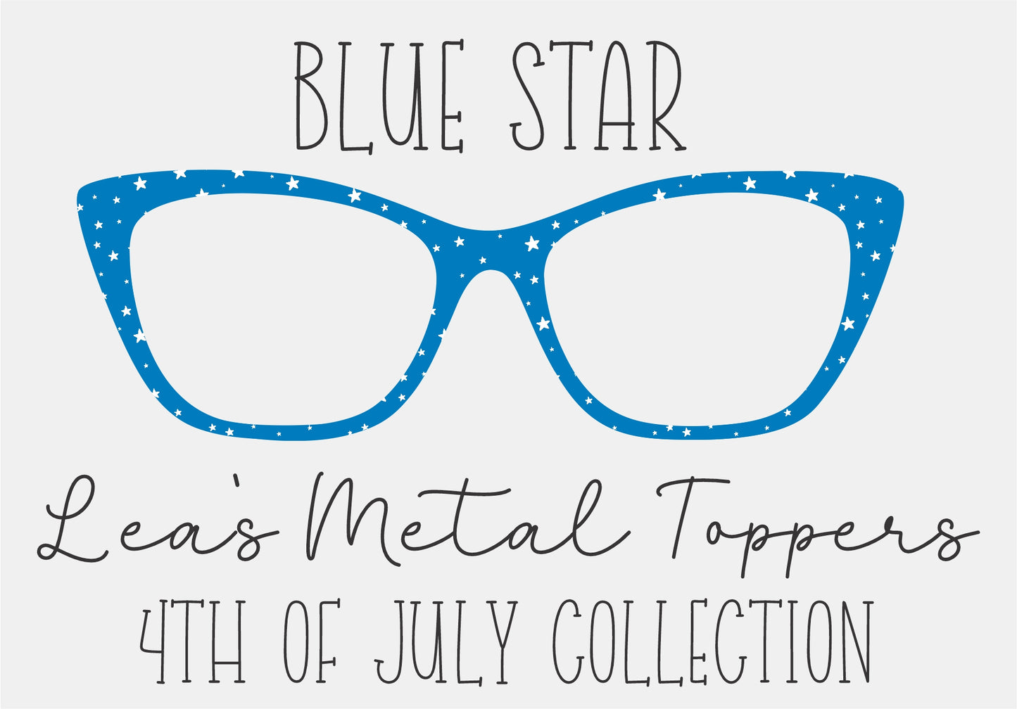 BLUE STAR Eyewear Frame Toppers COMES WITH MAGNETS