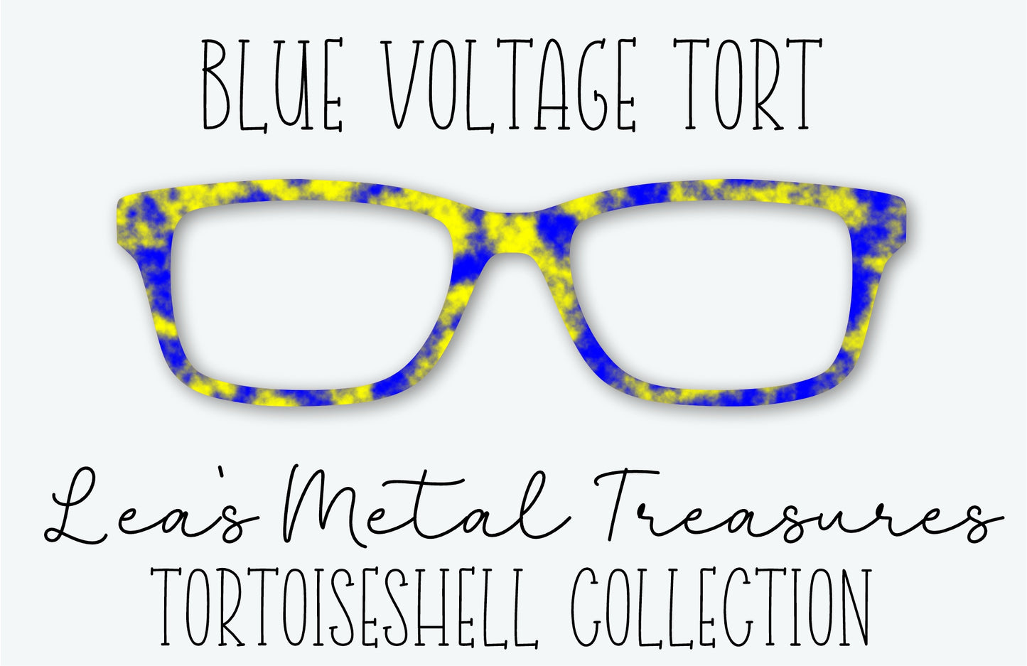 Blue Voltage Tort Eyewear Frame Toppers