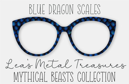 Blue Dragon Scales Eyewear Frame Toppers COMES WITH MAGNETS