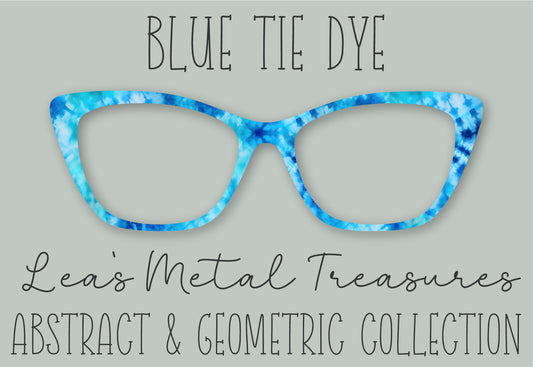 Blue Tie Dye Eyewear Frame Toppers COMES WITH MAGNETS