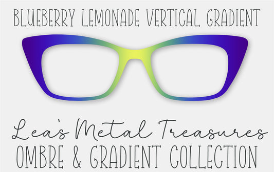 Blueberry Lemonade Vertical Gradient Eyewear Frame Toppers