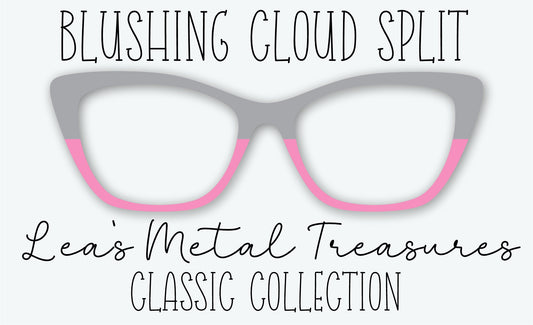 Blushing Cloud Split Eyewear Frame Toppers