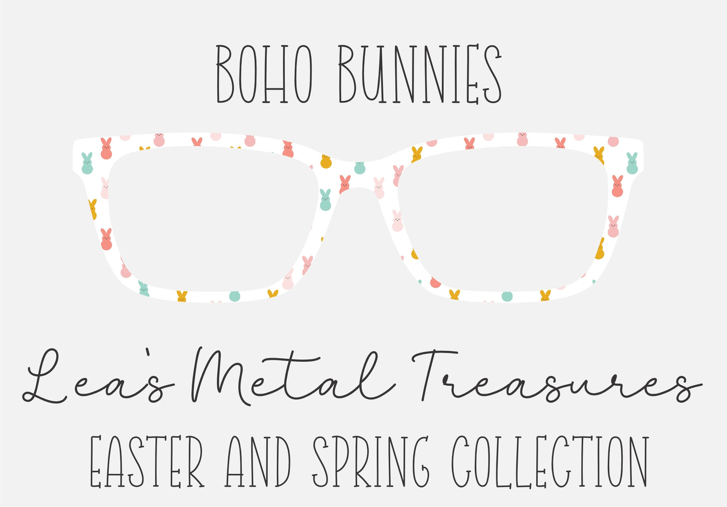 BOHO BUNNIES Eyewear Frame Toppers COMES WITH MAGNETS