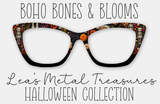 Boho Bones and Blooms Magnetic Eyewear Frame Toppers - September 2025 Topper of the Month