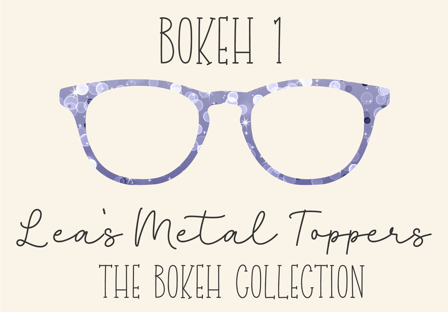 BOKEH 1 Eyewear Frame Toppers COMES WITH MAGNETS