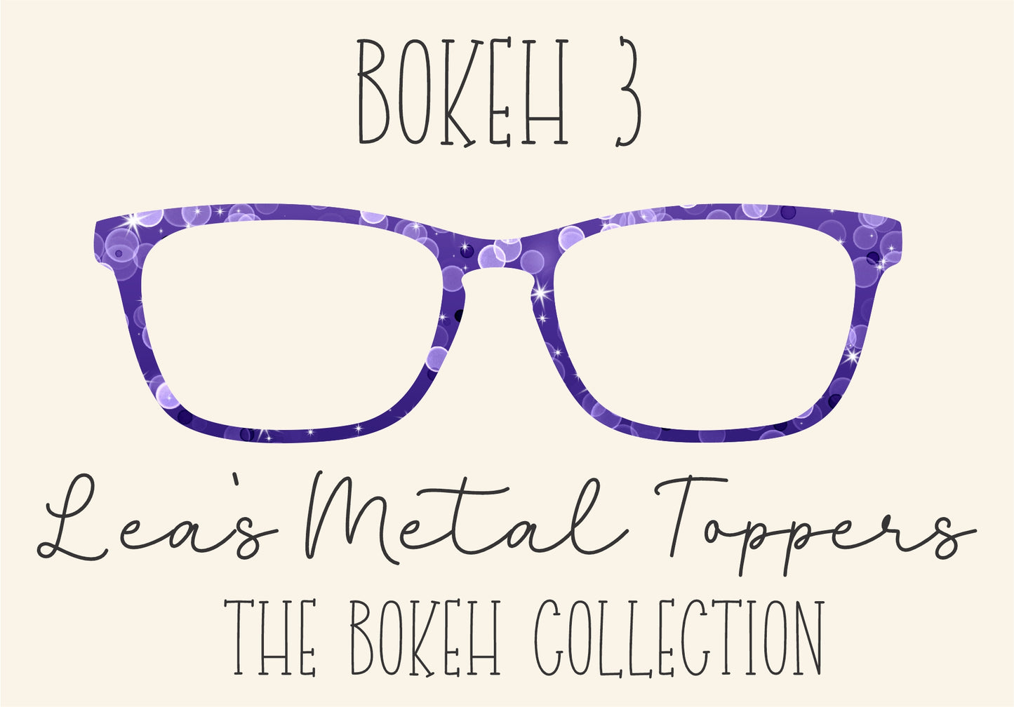 BOKEH 3 Eyewear Frame Toppers COMES WITH MAGNETS