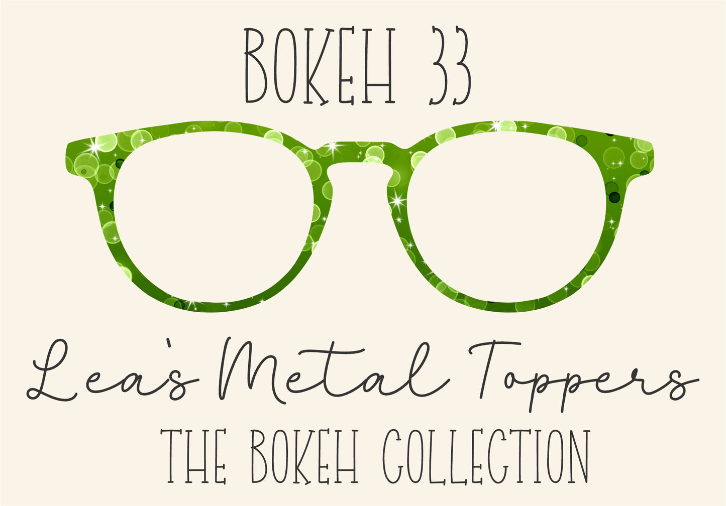 BOKEH 33 Eyewear Frame Toppers COMES WITH MAGNETS