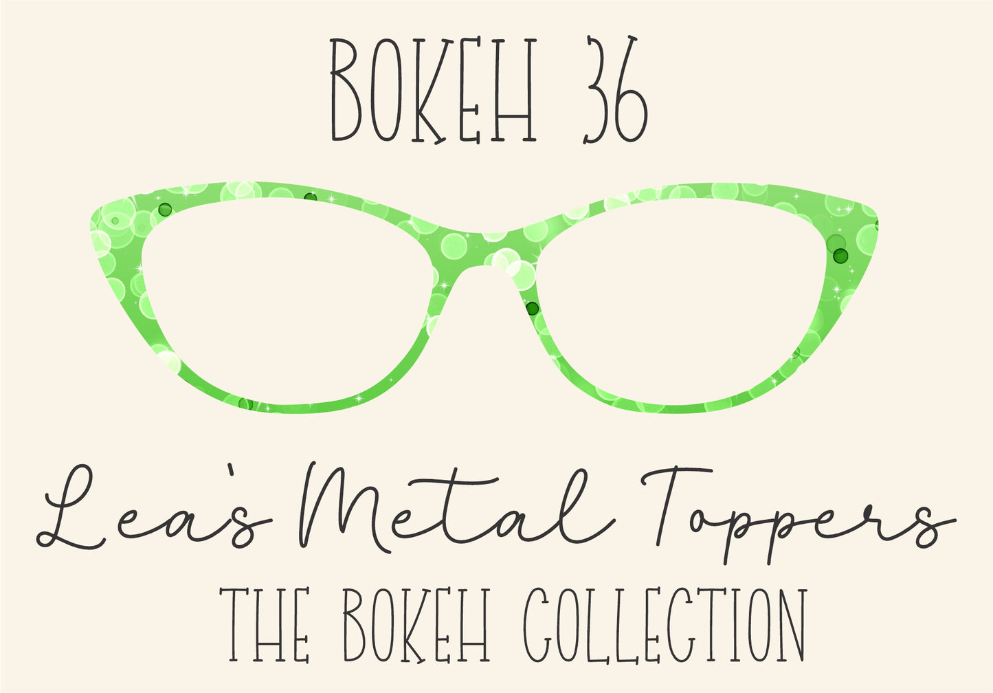 BOKEH 36 Eyewear Frame Toppers COMES WITH MAGNETS