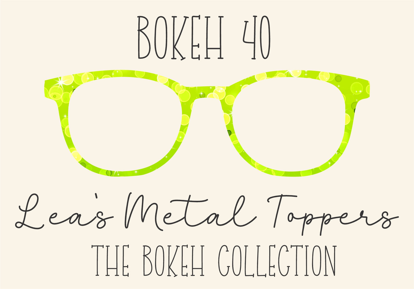 BOKEH 40 Eyewear Frame Toppers COMES WITH MAGNETS