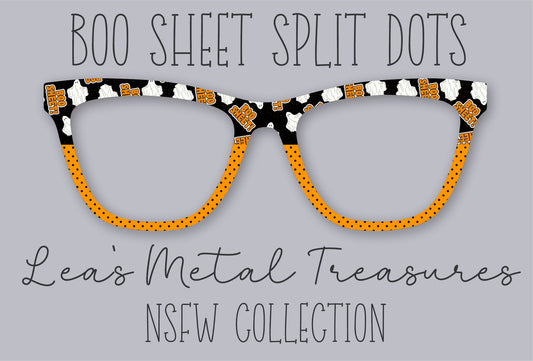 Boo Sheet Split Dot Eyewear Frame Toppers COMES WITH MAGNETS