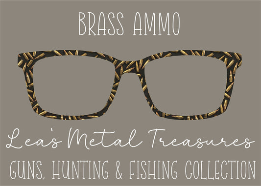Brass Ammo Printed Magnetic Eyeglasses Topper