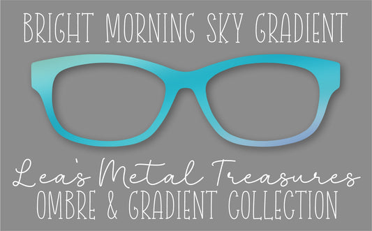 Bright Morning Sky Gradient Eyewear Frame Toppers