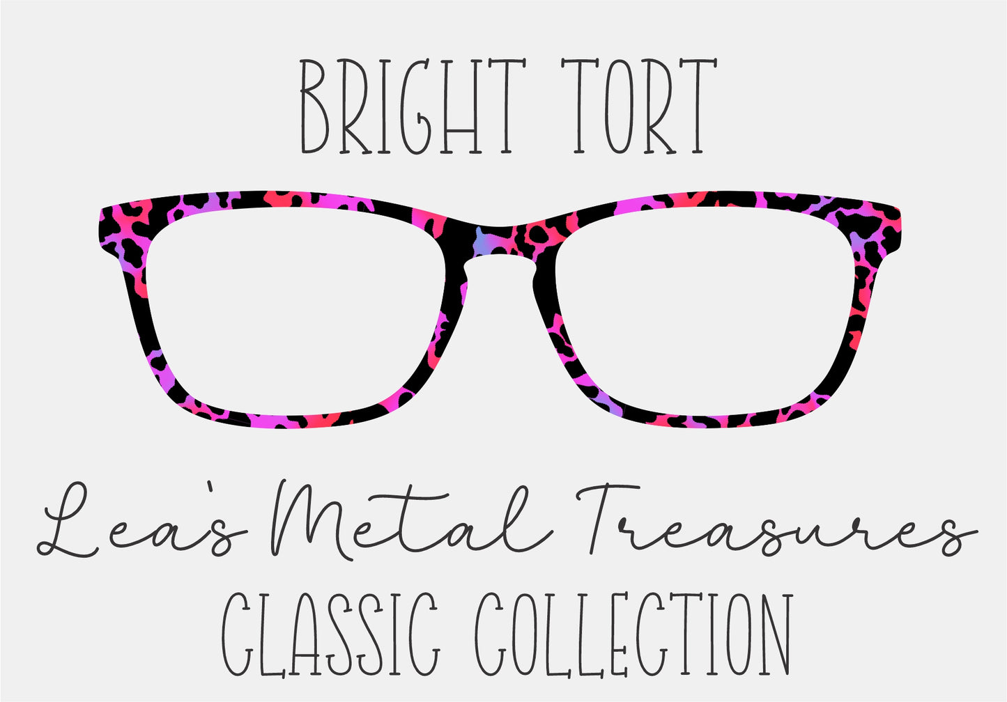 BRIGHT TORT Eyewear Frame Toppers COMES WITH MAGNETS