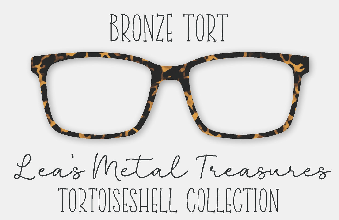Bronze Tort Eyewear Frame Toppers