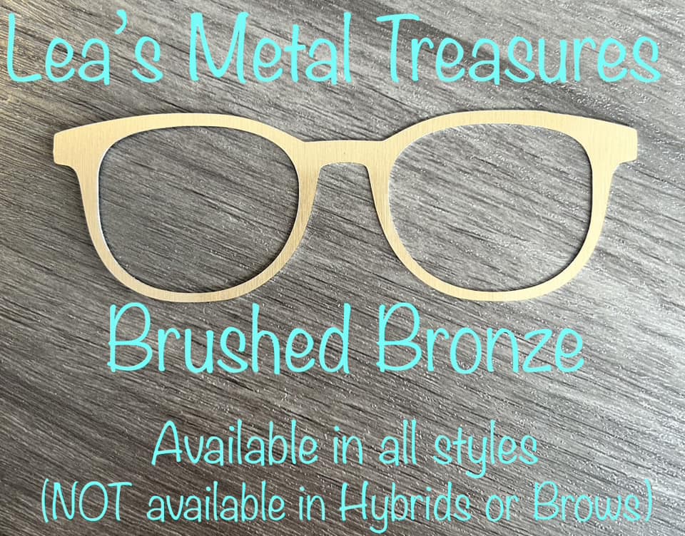 Spectacles Cover Brushed Bronze Naked Collection - Eyeglasses Cover - Comes with Magnet ...