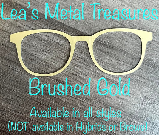 Brushed Gold Naked Collection - Eyeglasses Cover - Comes with Magnets