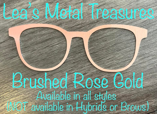 Brushed Rose Gold Naked Collection - Eyeglasses Cover - Comes with Magnets