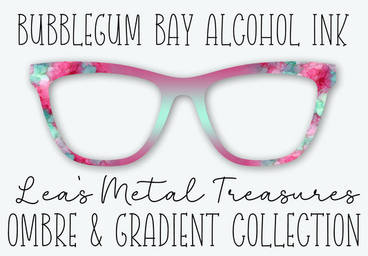 BUBBLEGUM BAY ALCOHOL INK Eyewear Frame Toppers