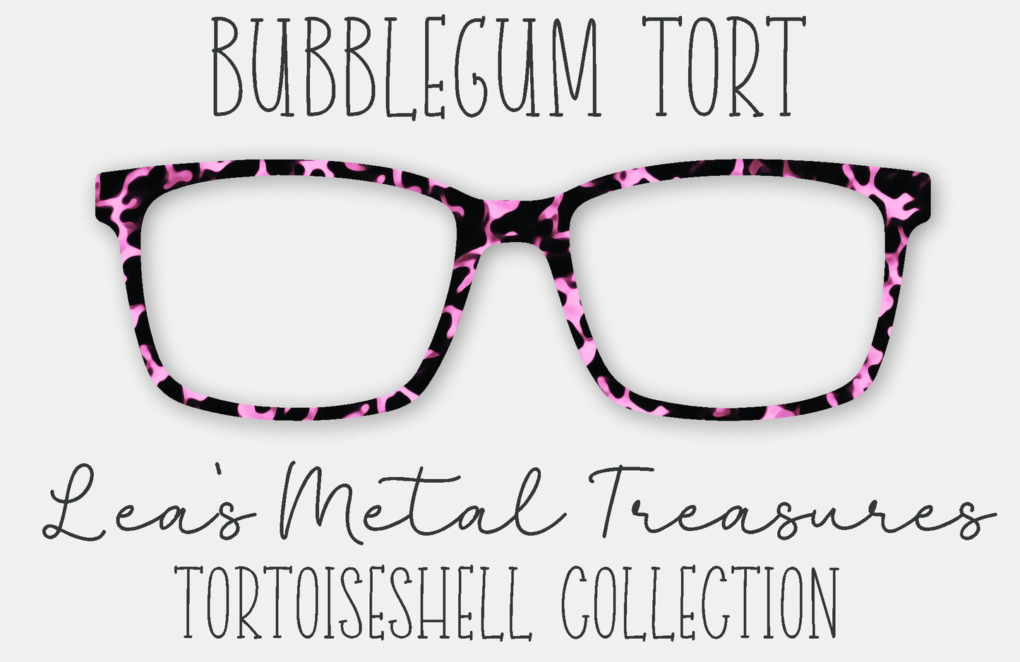 Bubblegum Tort Eyewear Frame Toppers