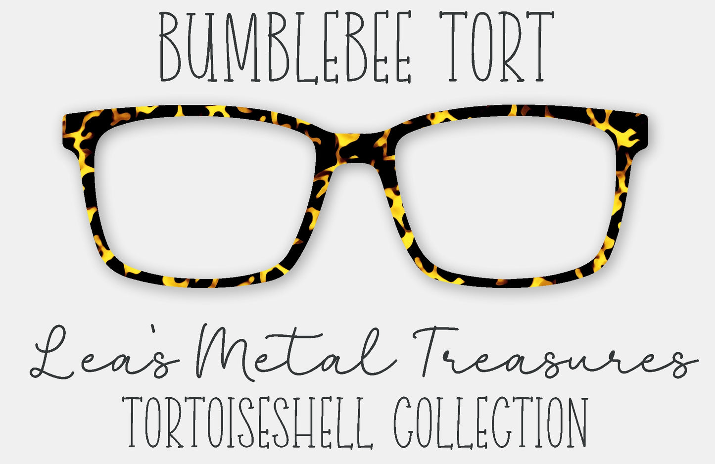 Bumblebee Tort Eyewear Frame Toppers