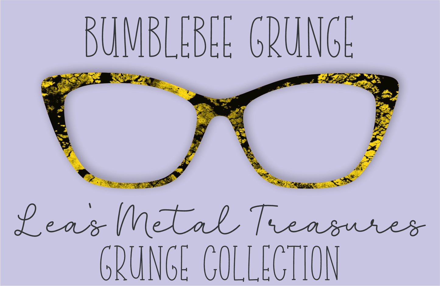 BumbleBee Grunge Eyewear Frame Toppers