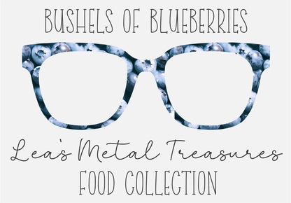 BUSHELS OF BLUEBERRIES Eyewear Frame Toppers COMES WITH MAGNETS