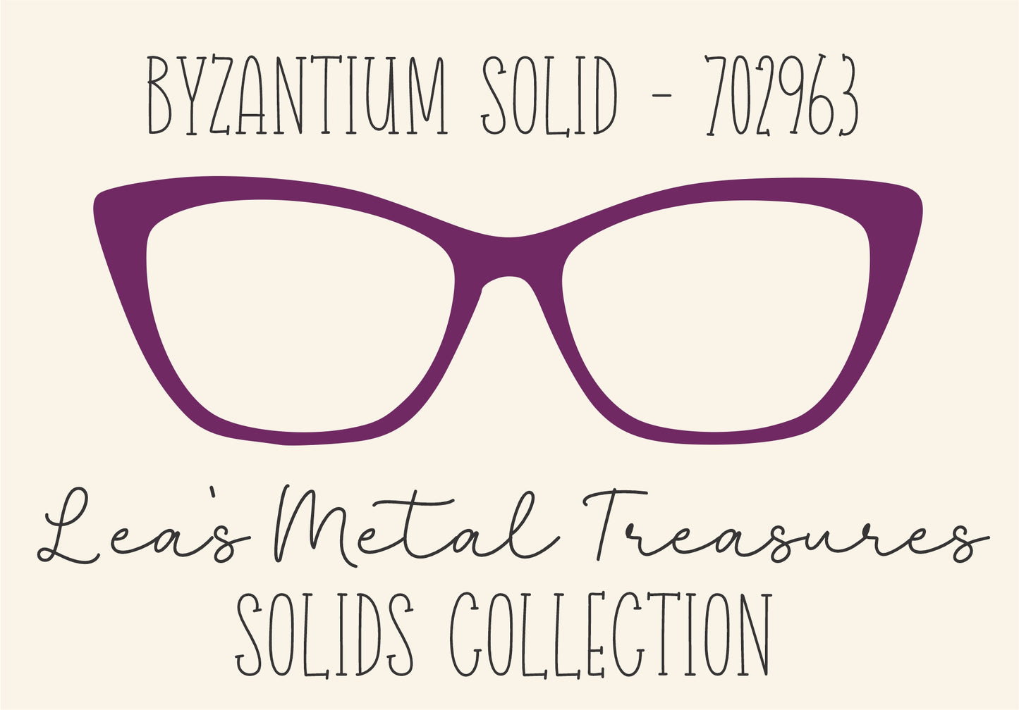 BYZANTIUM SOLID 702963 Eyewear Frame Toppers COMES WITH MAGNETS