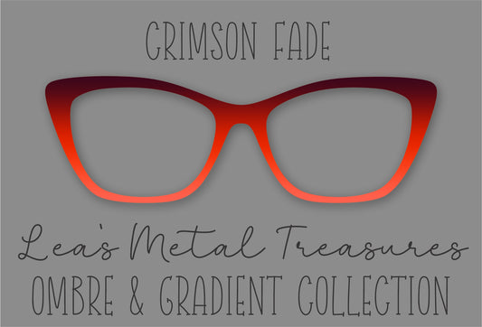 Crimson Fade Eyewear Frame Toppers COMES WITH MAGNETS