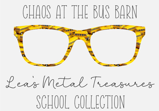 Chaos at the Bus Barn Eyewear Frame Toppers COMES WITH MAGNETS