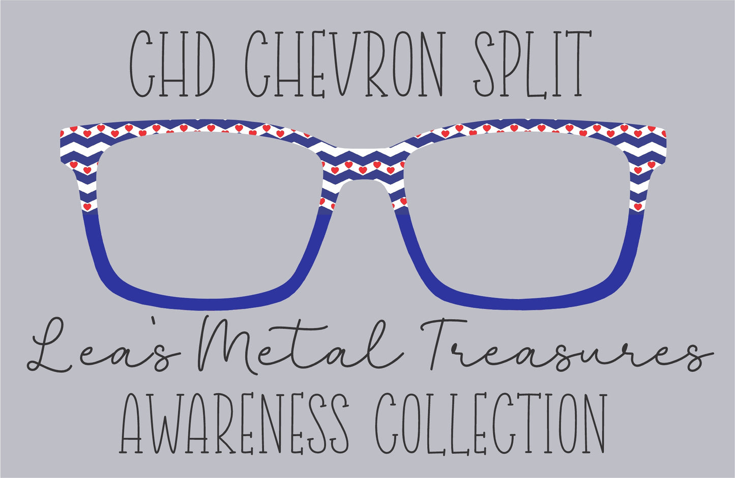CHD Chevron Split TOPPER COMES WITH MAGNETS
