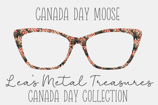 Canada Day Moose Eyewear Frame Toppers COMES WITH MAGNETS
