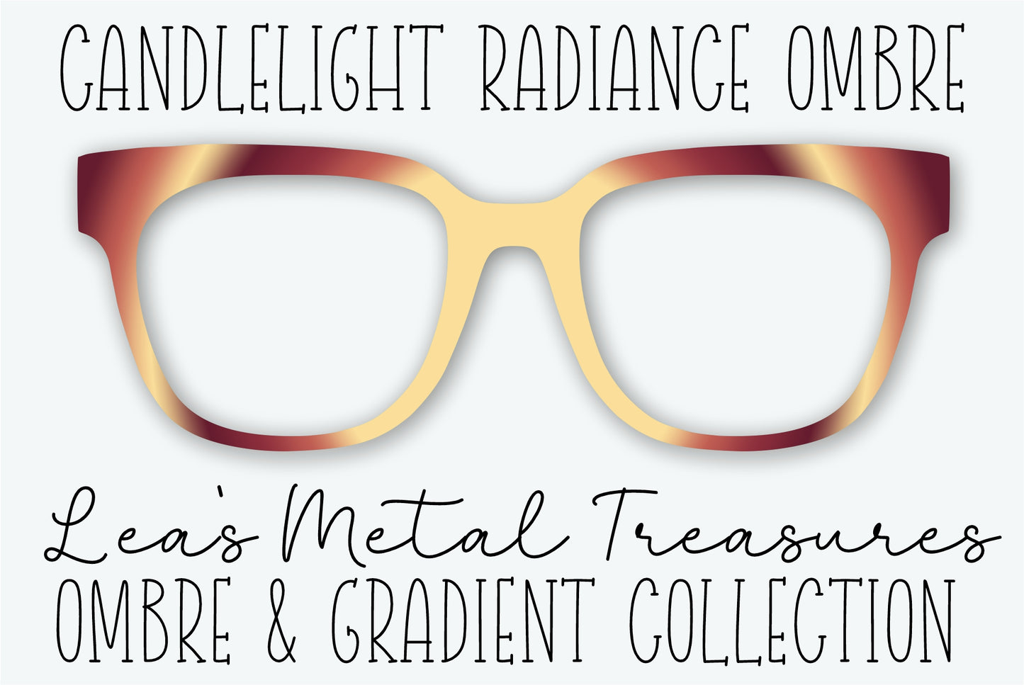 Candlelight Radiance Ombre Eyewear Frame Toppers